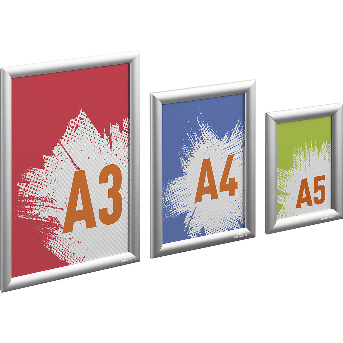 Moldura rebatível de alumínio – DURABLE (Imagem do produto 2)-1