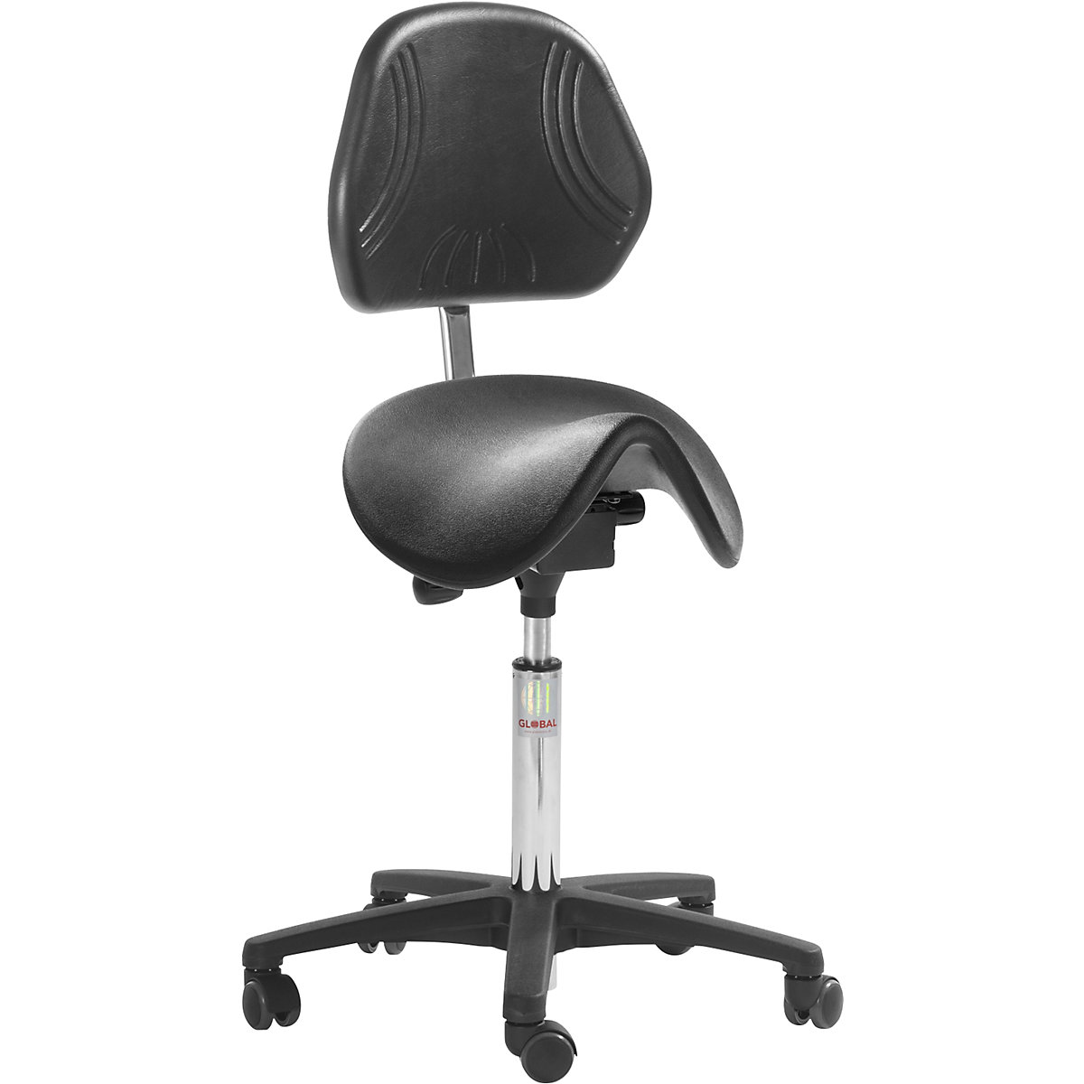 Cadeira em forma de sela com encosto