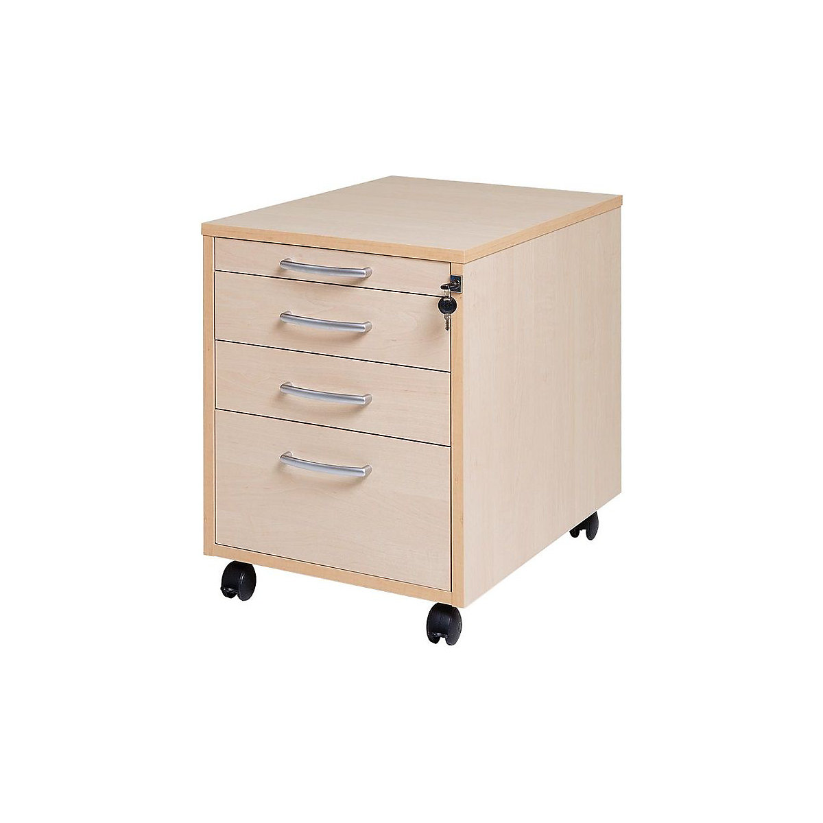 Bloco de gavetas móvel Miami, 4 gavetas