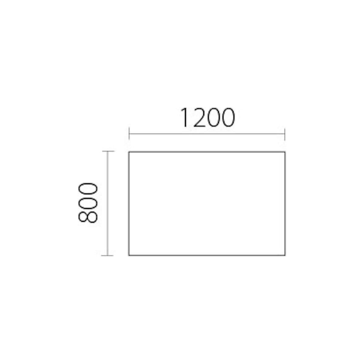 Mesa multiusos DUO-C, tampo reto (Imagem do produto 2)-1
