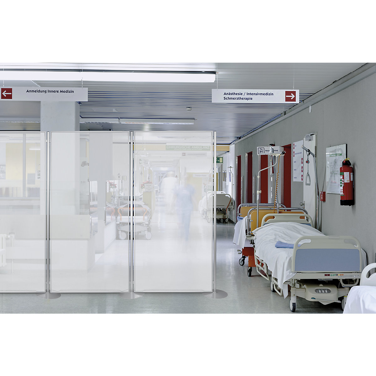 Divisória de higiene e segurança PROFESSIONAL, transparente – magnetoplan (Imagem do produto 5)-4