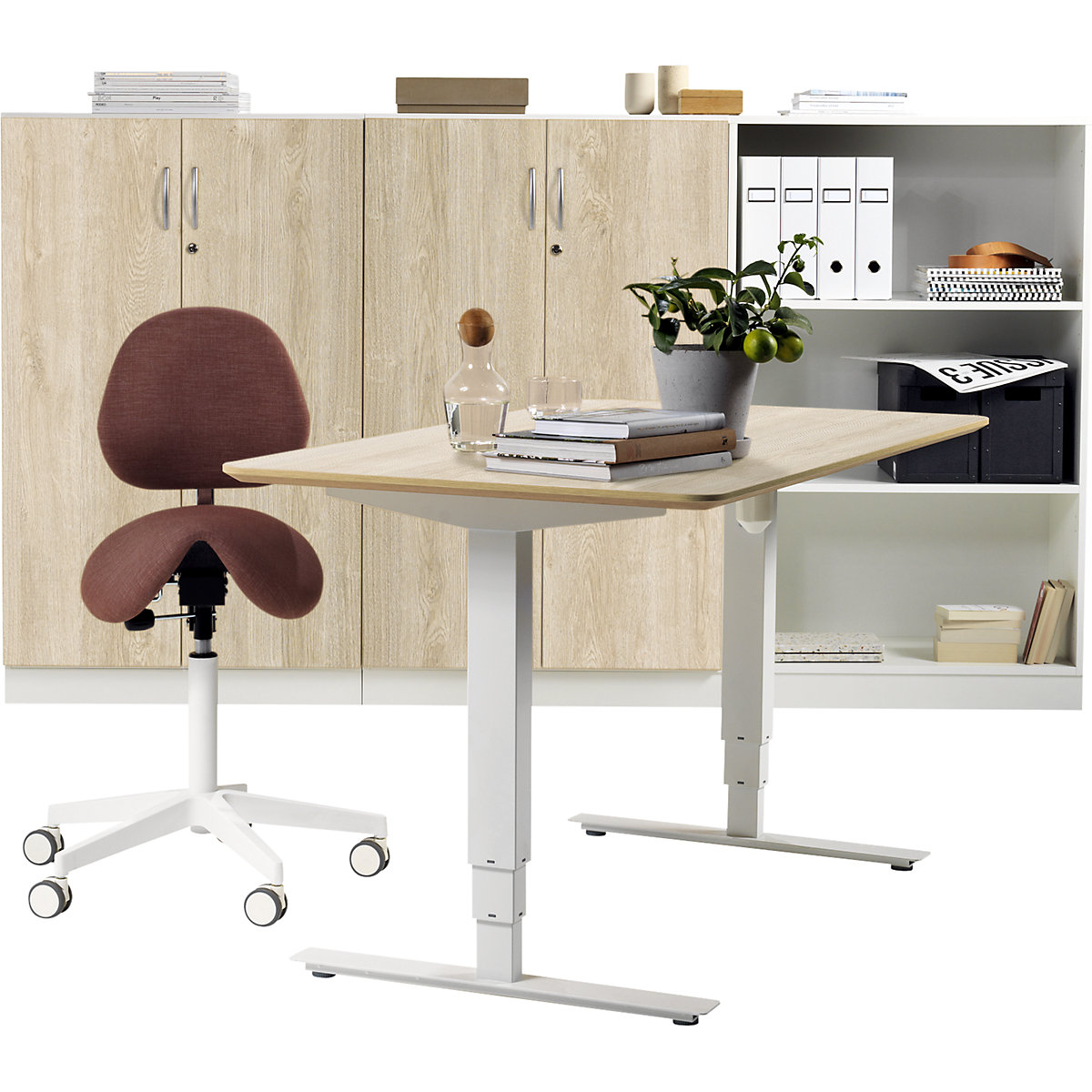 Secretária Atlanta Trend, com regulação elétrica da altura (Imagem do produto 7)-6