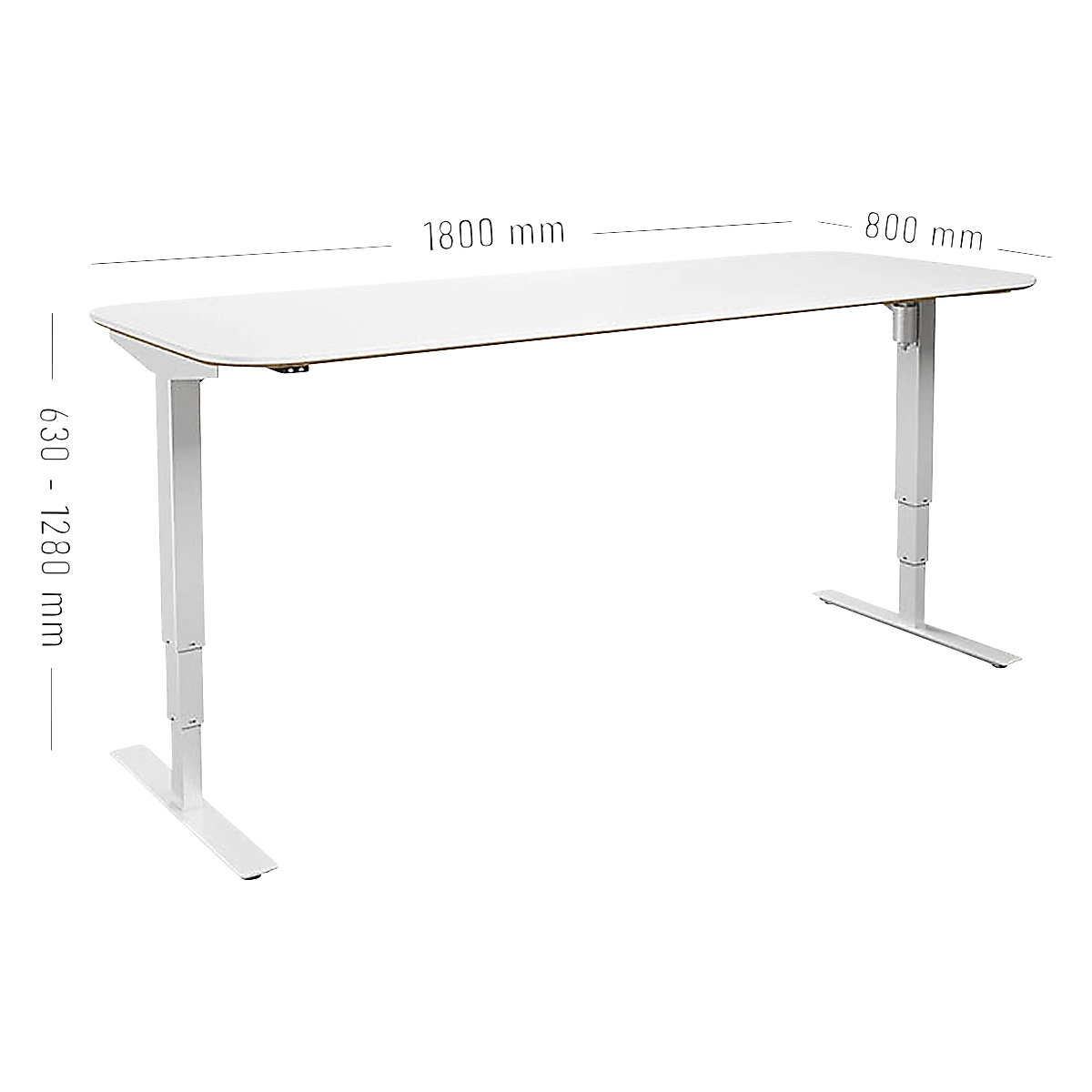 Secretária Atlanta Trend, com regulação elétrica da altura (Imagem do produto 7)-6