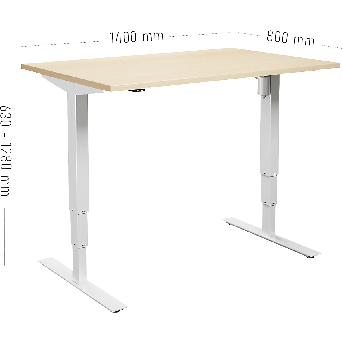 Secretária Atlanta, regulação elétrica da altura (Imagem do produto 6)-5