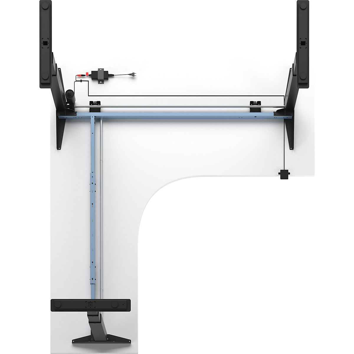 Secretária Atlanta, regulação elétrica da altura (Imagem do produto 5)-4