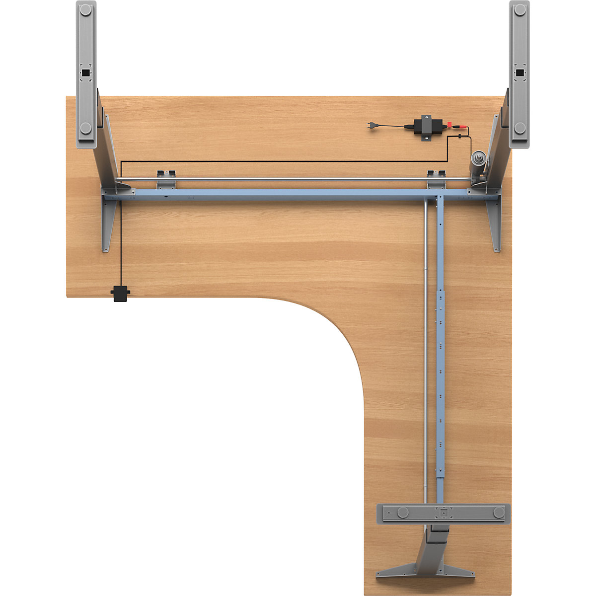 Secretária Atlanta, regulação elétrica da altura (Imagem do produto 5)-4