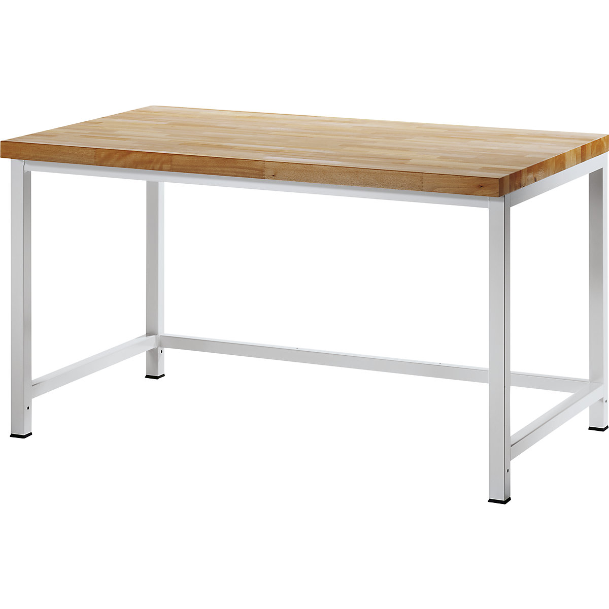 Établi sur piétement – RAU, 1 traverse, profondeur 900 mm, largeur 1500 mm-1