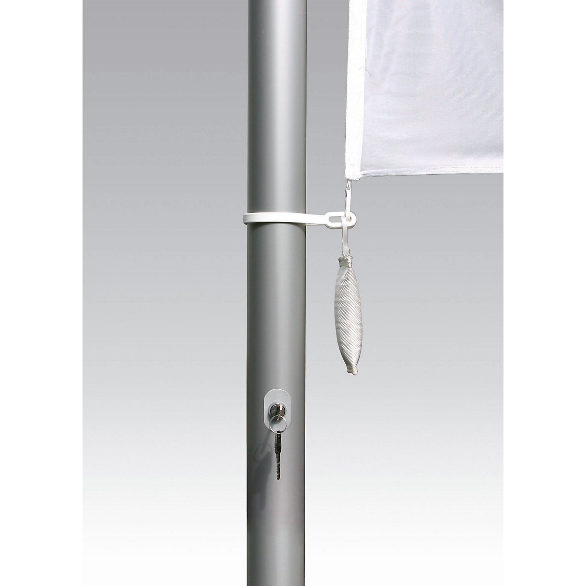 PIRAT aluminium flag pole – Mannus (Product illustration 2)-1