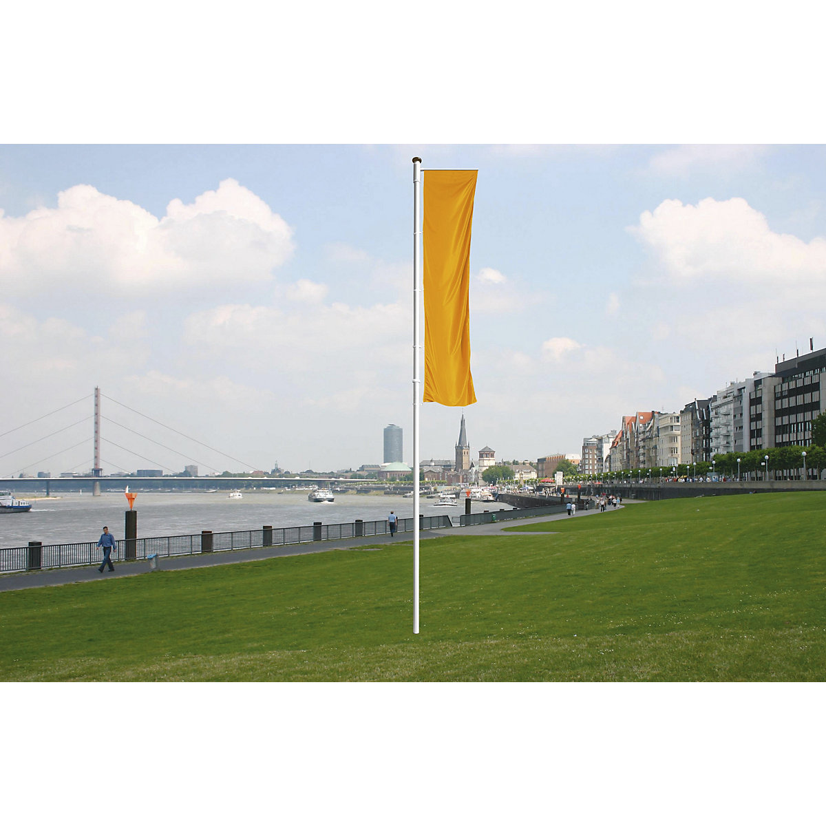 PRESTIGE aluminium flag pole – Mannus (Product illustration 5)-4