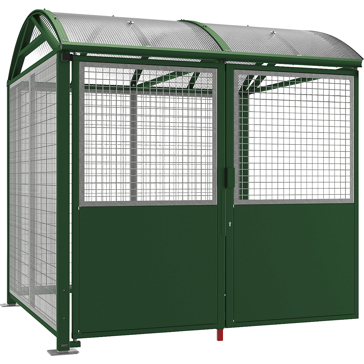 Bicycle shelter, lockable – PROCITY
