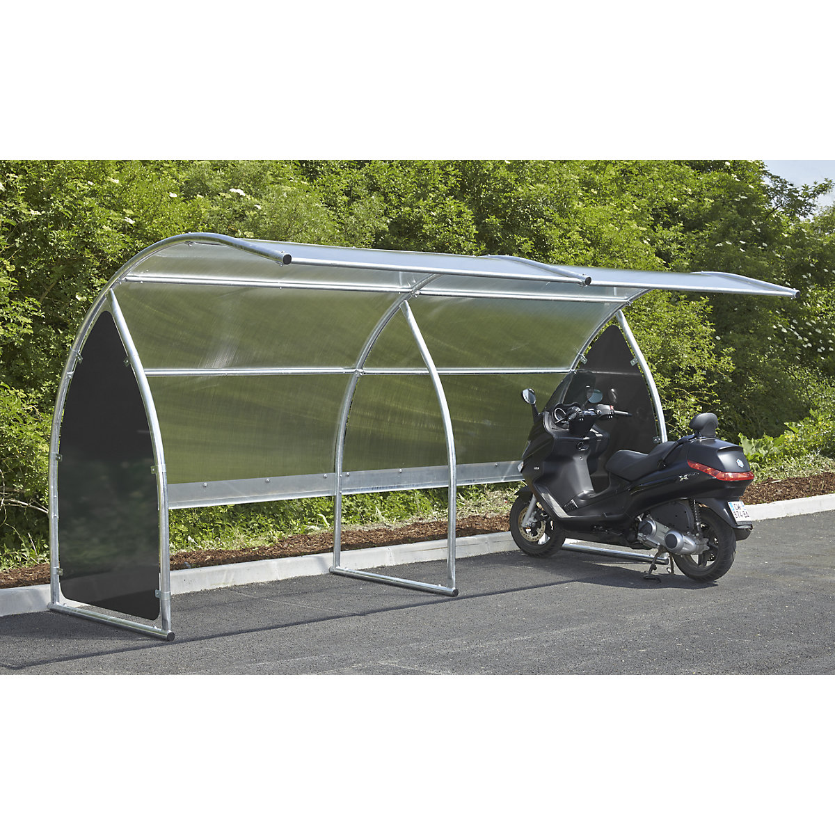 Shelter with side flap for B800VNO – Mottez (Product illustration 3)-2