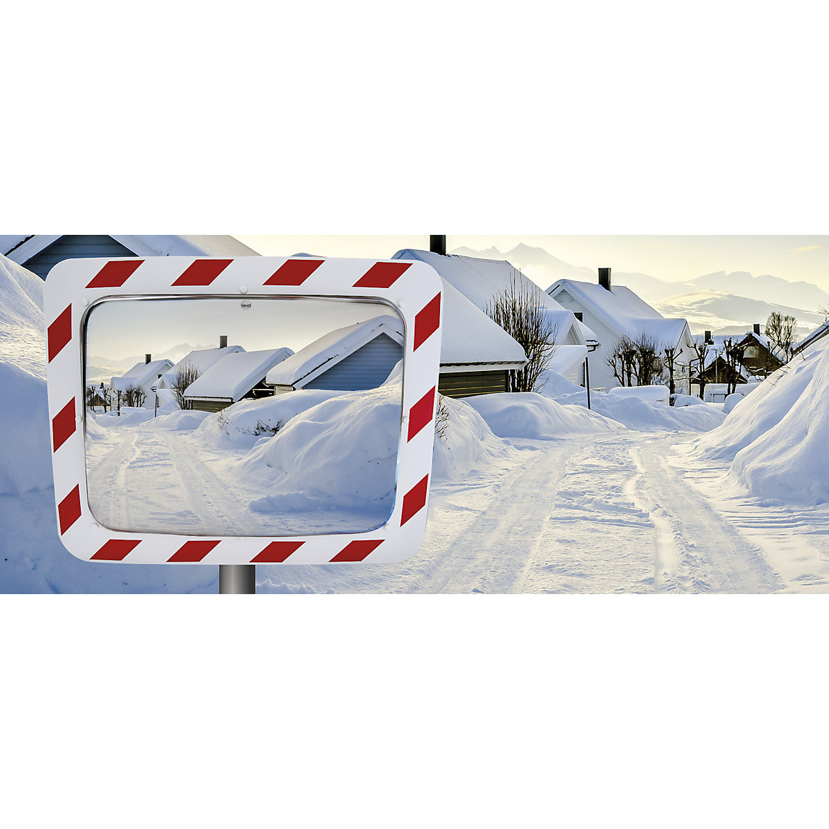 Anti-frost/non-misting rectangular mirror – Vialux (Product illustration 3)-2