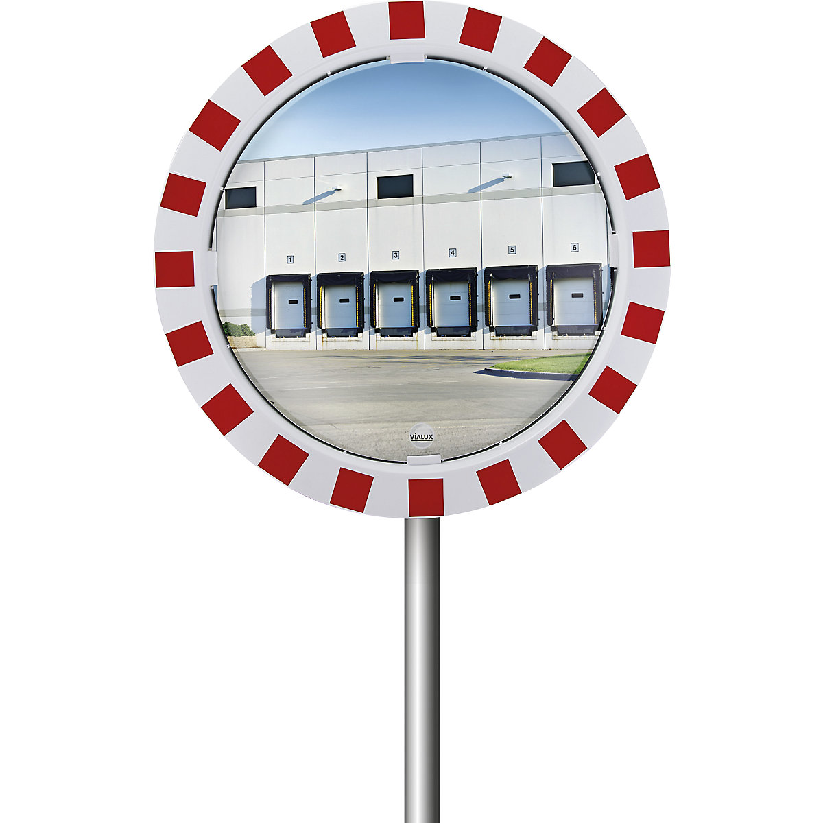 Polymir® traffic mirror – Vialux, round, Ø 600 mm-0