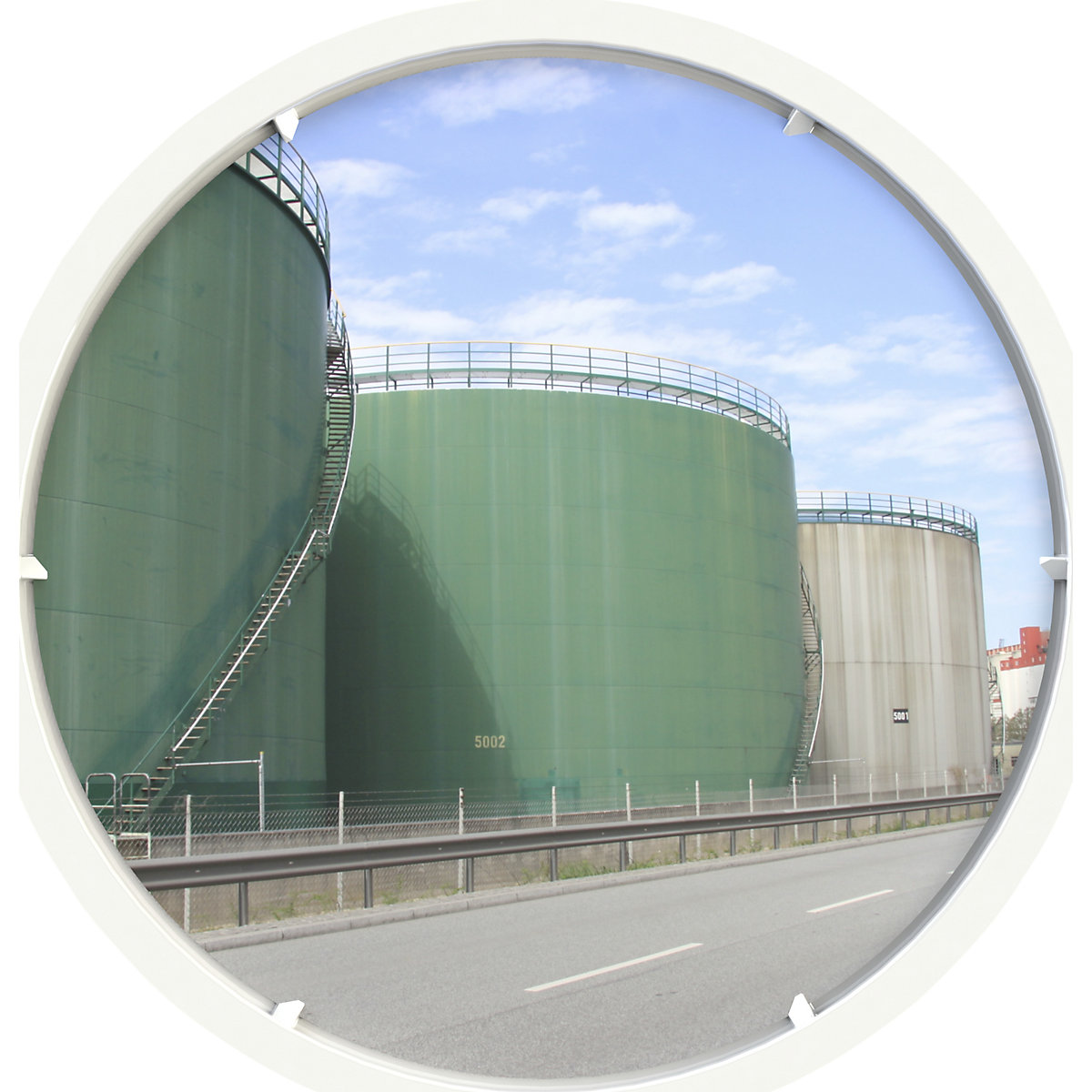 Universal mirror – dancop, round, Ø 600 mm-0