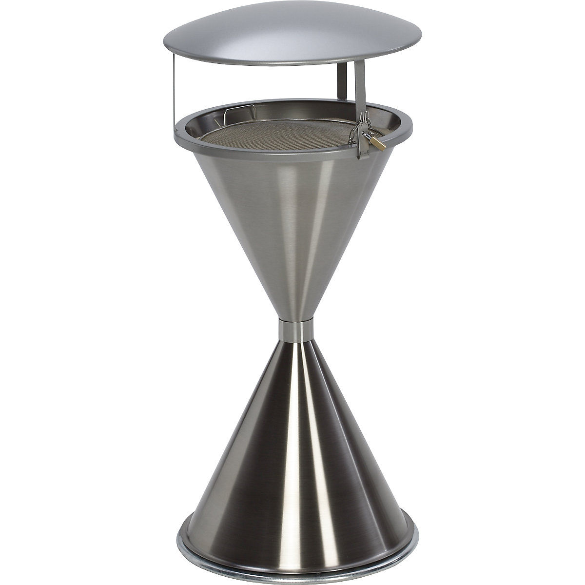 Conical ashtray with hood and base disc – VAR