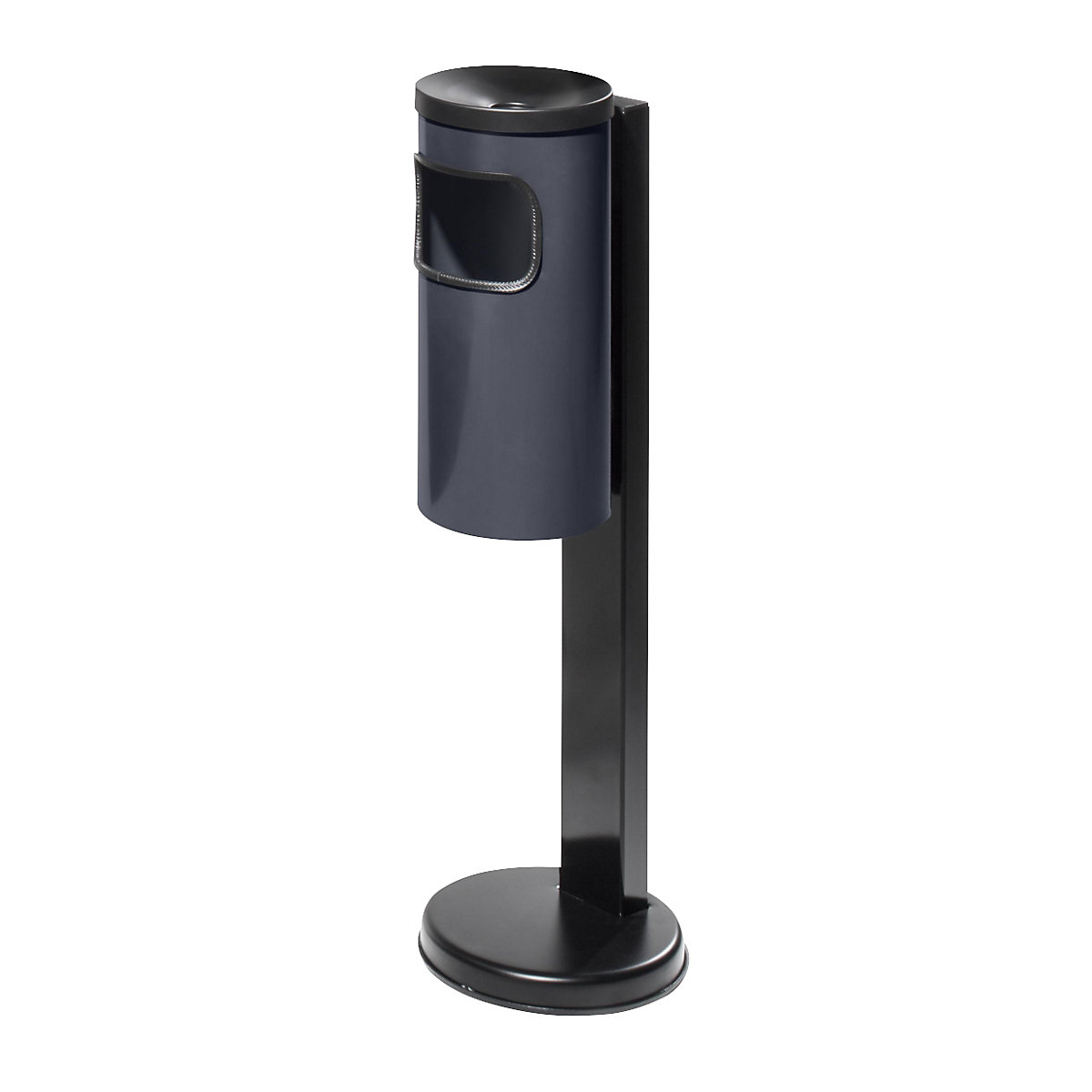 Pedestal combination ashtray, HxØ 820 x 180 mm, graphite-0