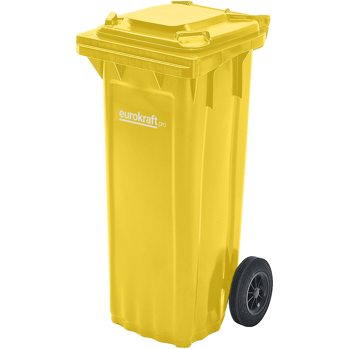Plastic waste bin DIN EN 840 - eurokraft pro