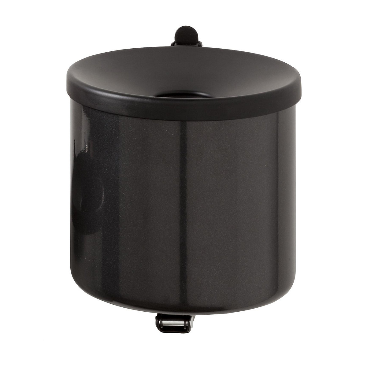Safety wall ashtray, height 145 mm, sheet steel, graphite-0