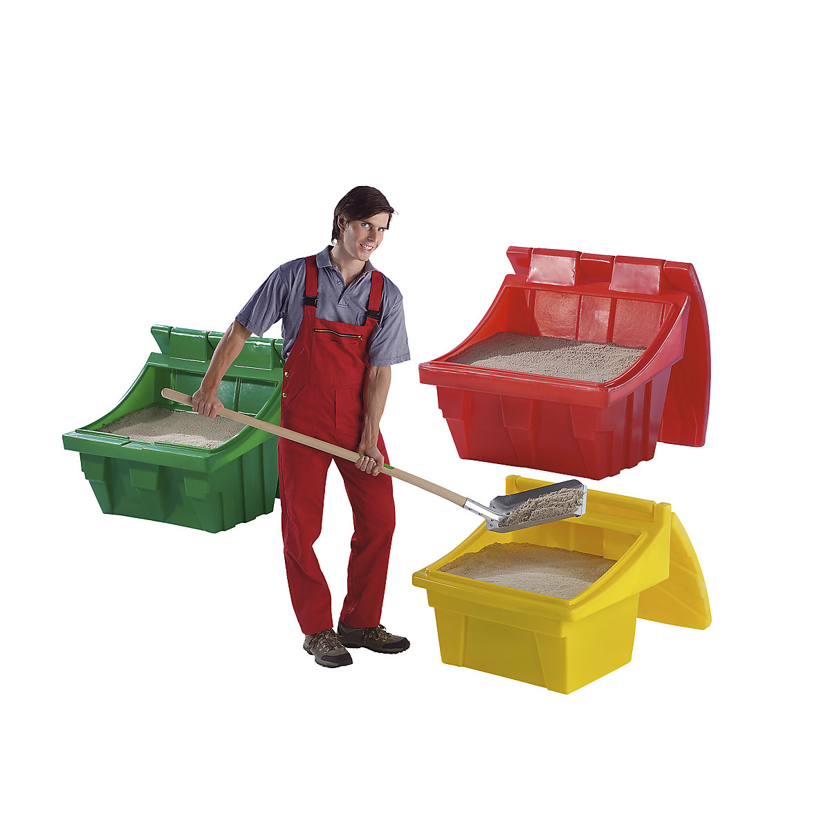 Universal and grit container made of polyethylene (Product illustration 2)-1