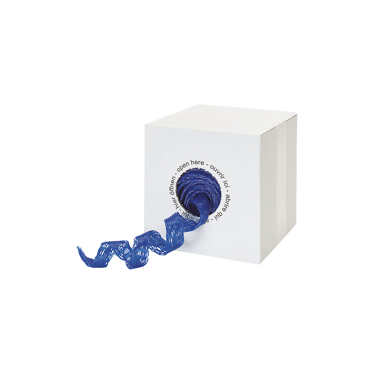 POLY-NET® Schutznetz im Spendekarton ratioform, Rollenlänge 25 m, dickfädig, blau, für Ø 15 – 25 mm-2