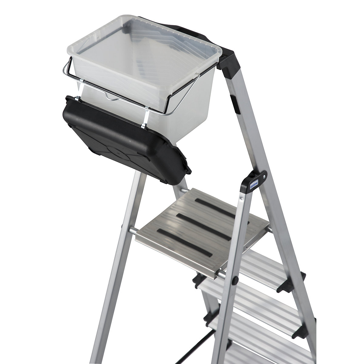 Drabina stojąca ze stopniami z aluminium – KRAUSE (Zdjęcie produktu 3)-2