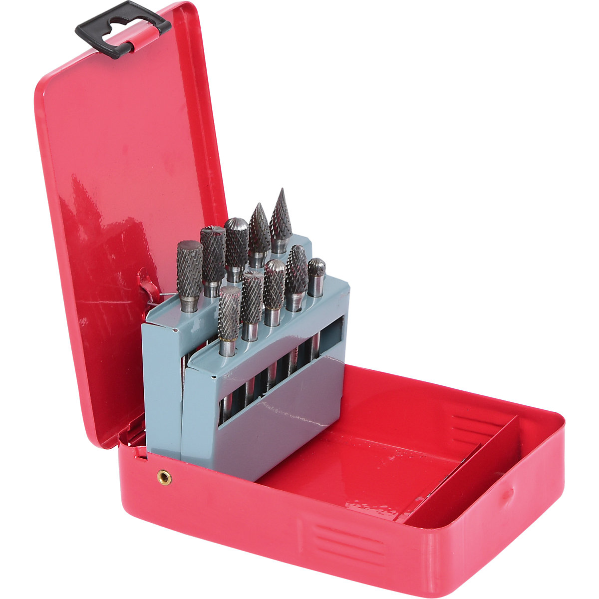 Zestaw rotofrezów, węglik, 10 szt. – KS Tools (Zdjęcie produktu 2)-1