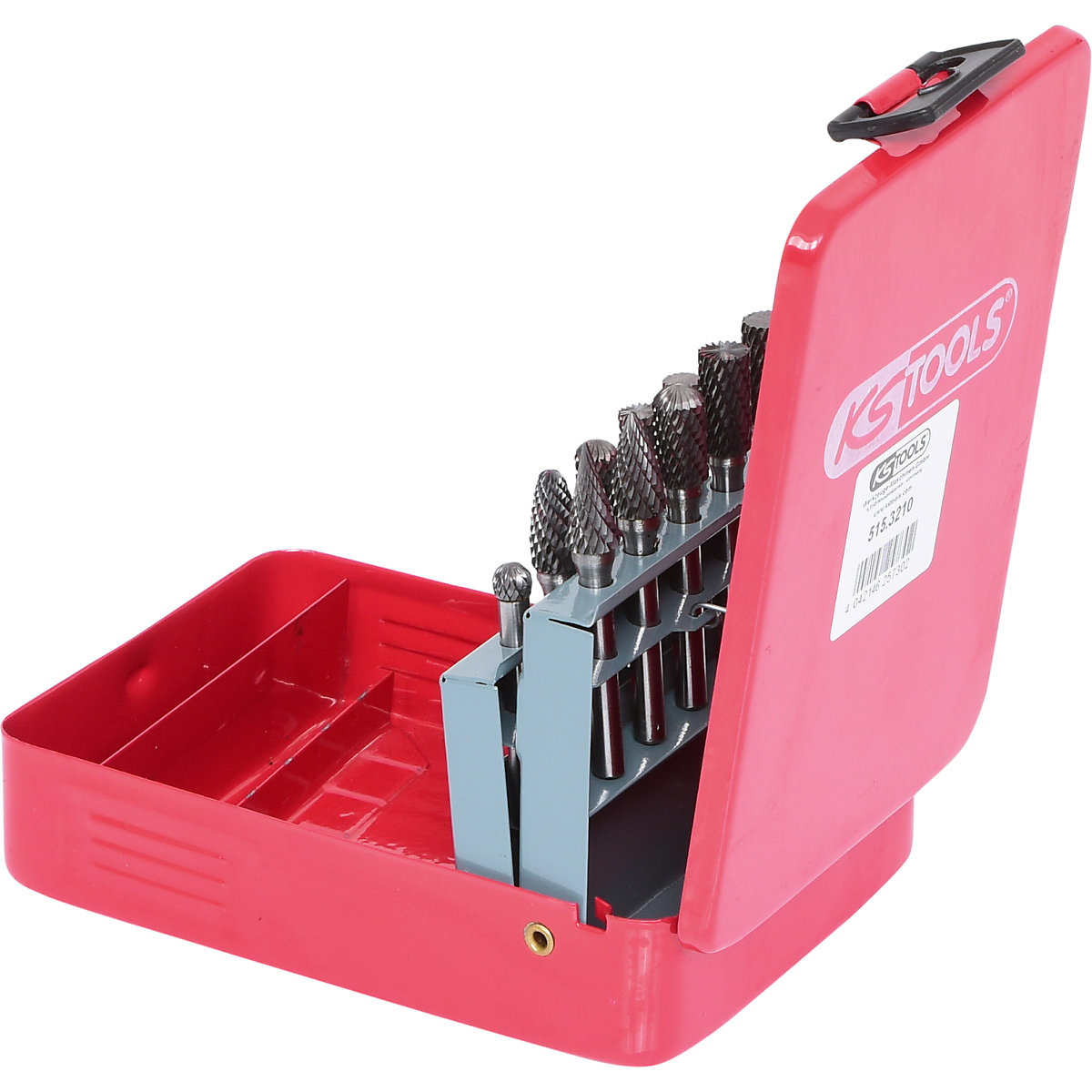 Zestaw rotofrezów, węglik, 10 szt. – KS Tools (Zdjęcie produktu 4)-3