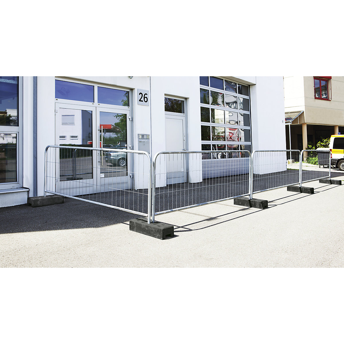 Ogrodzenie budowlane, ocynkowane metodą Sendzimira – Schake (Zdjęcie produktu 2)-1