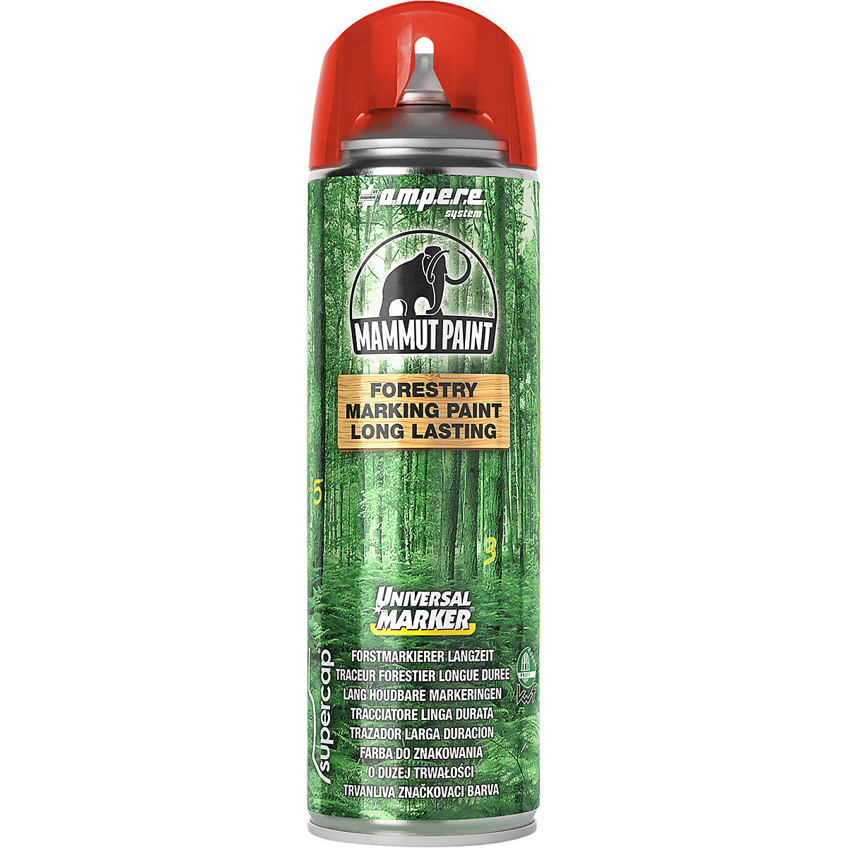 Farba do znakowania drewna Mammut Paint Universal Marker®, o dużej trwałości – Ampere