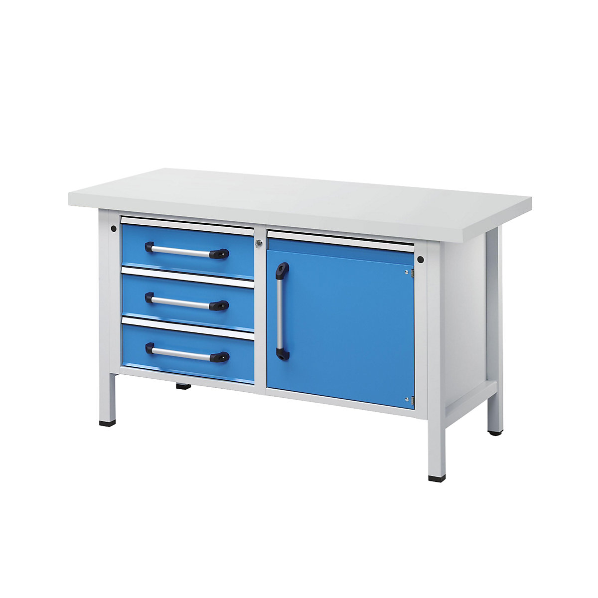 Stół warsztatowy, konstrukcja ramowa – eurokraft pro (Zdjęcie produktu 5)-4