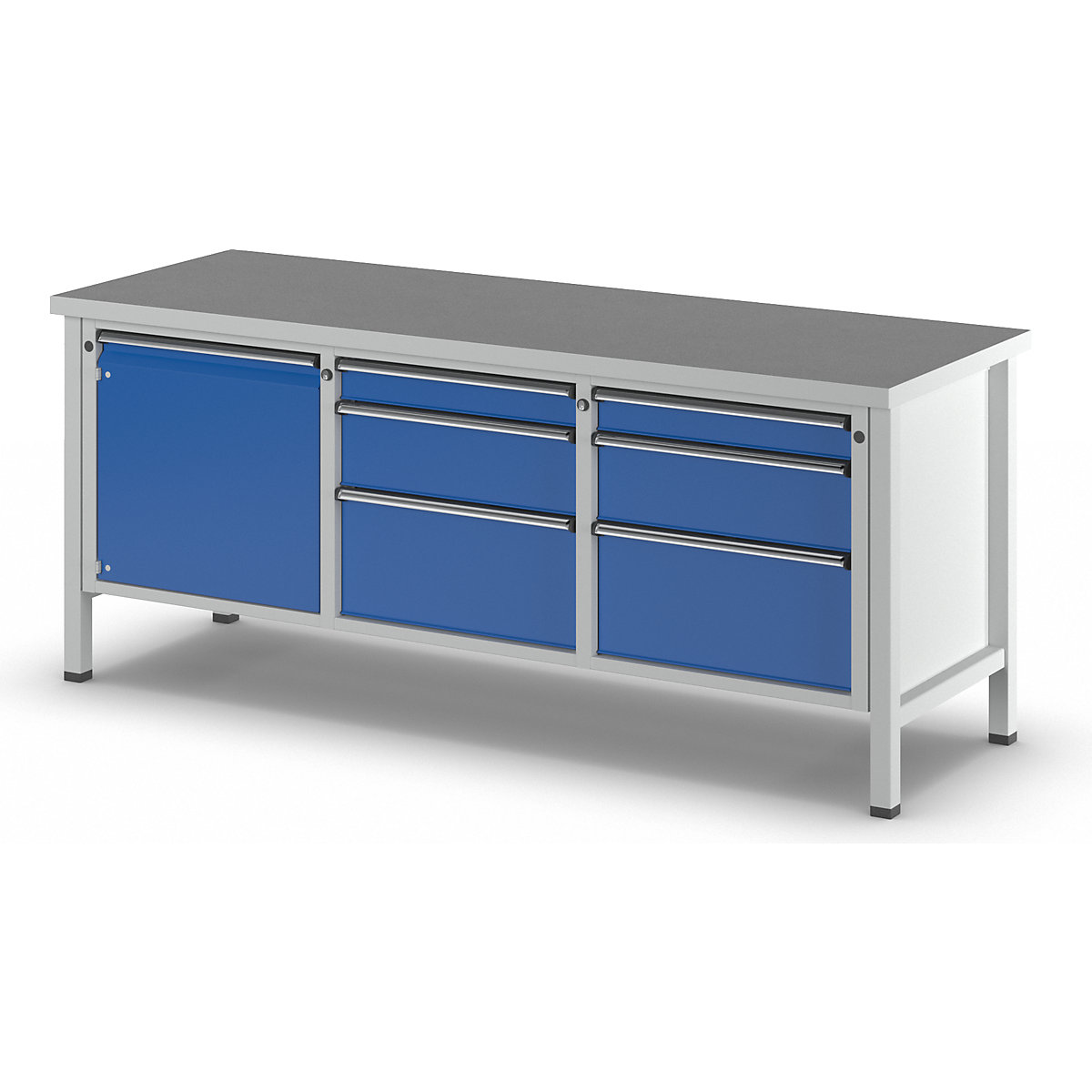 Stół warsztatowy, konstrukcja ramowa serii V – ANKE (Zdjęcie produktu 7)-6