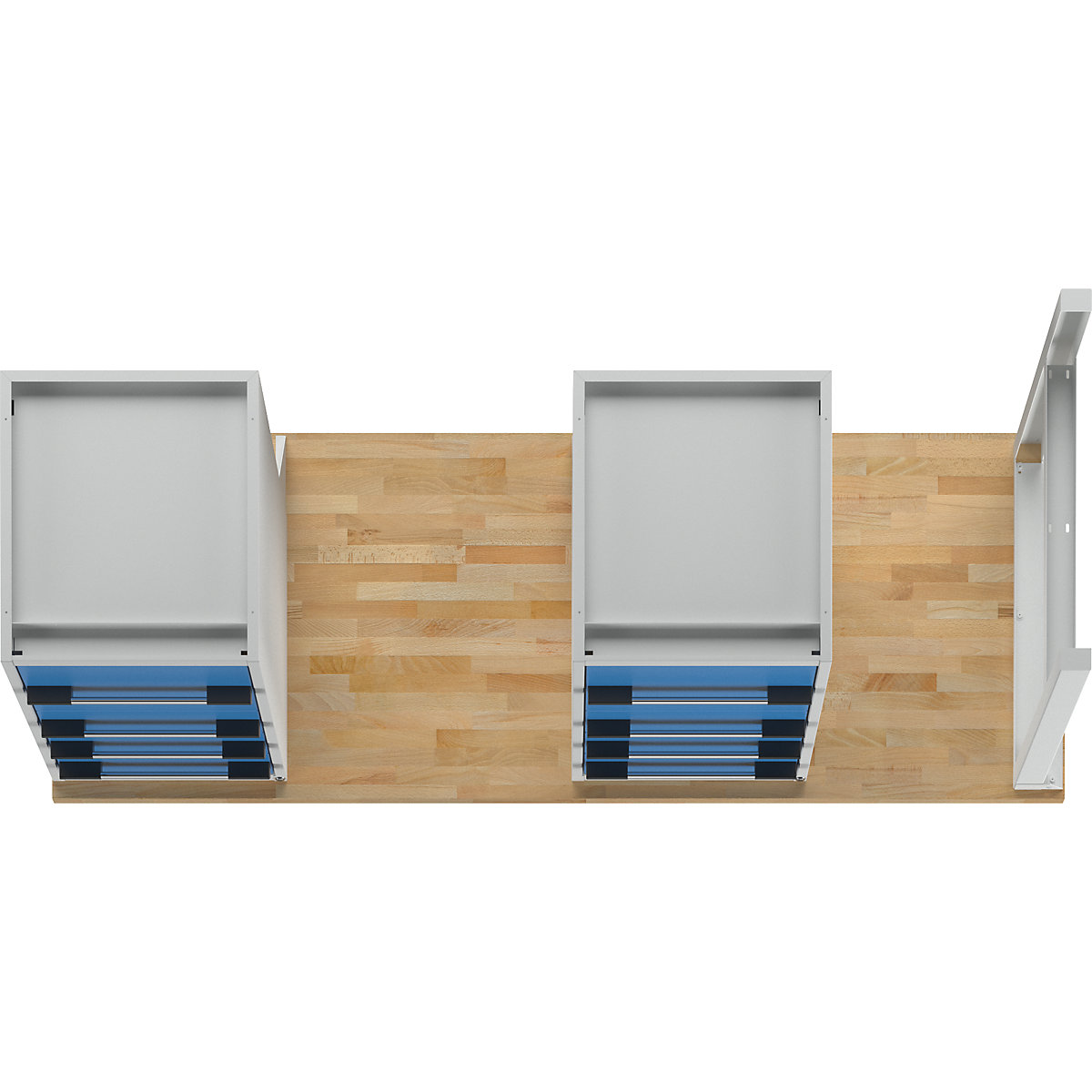 Stół warsztatowy, system modułowy serii 7000 – eurokraft pro (Zdjęcie produktu 8)-7