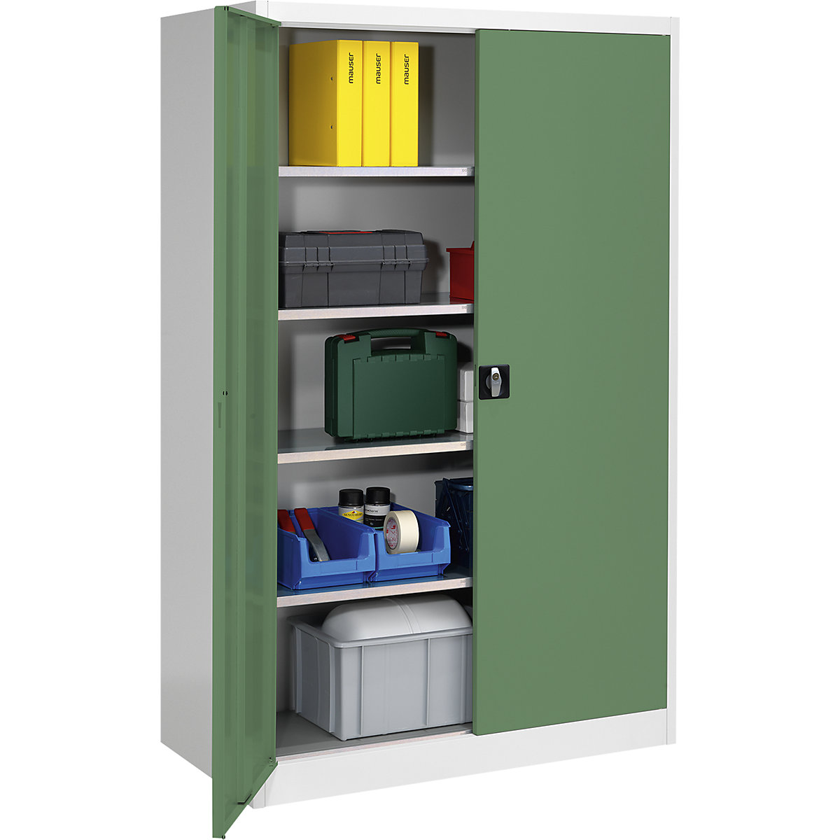 Szafa z drzwiami skrzydłowymi, do dużych obciążeń – mauser