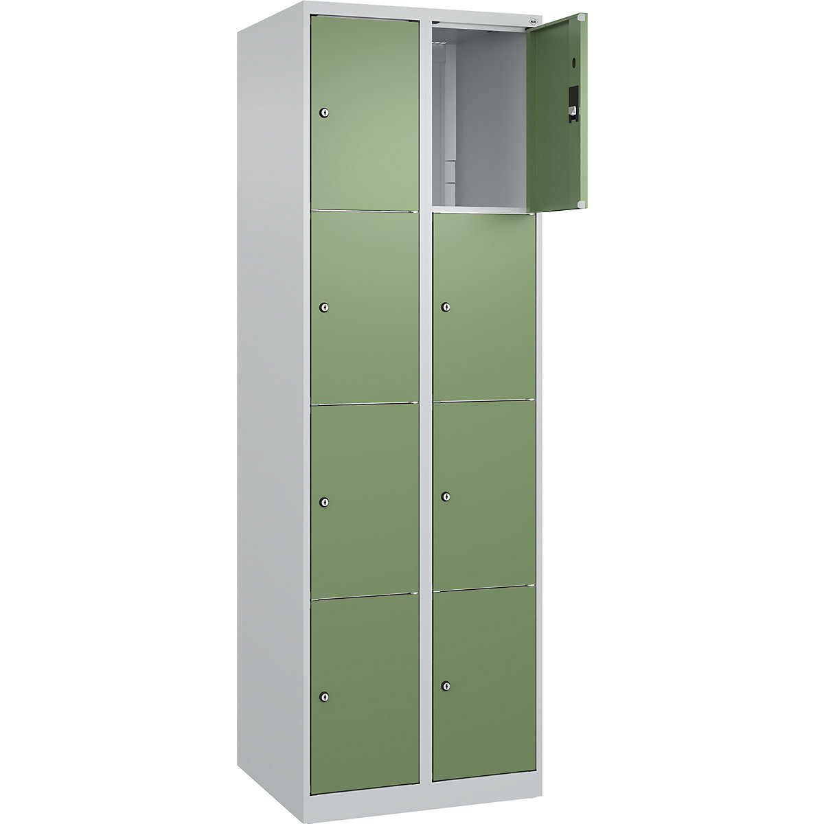 Szafka ze schowkami Classic PLUS, 4 schowki na przedział – C+P (Zdjęcie produktu 4)-3