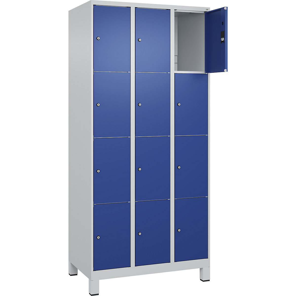 Szafka ze schowkami Classic PLUS, 4 schowki na przedział – C+P (Zdjęcie produktu 5)-4