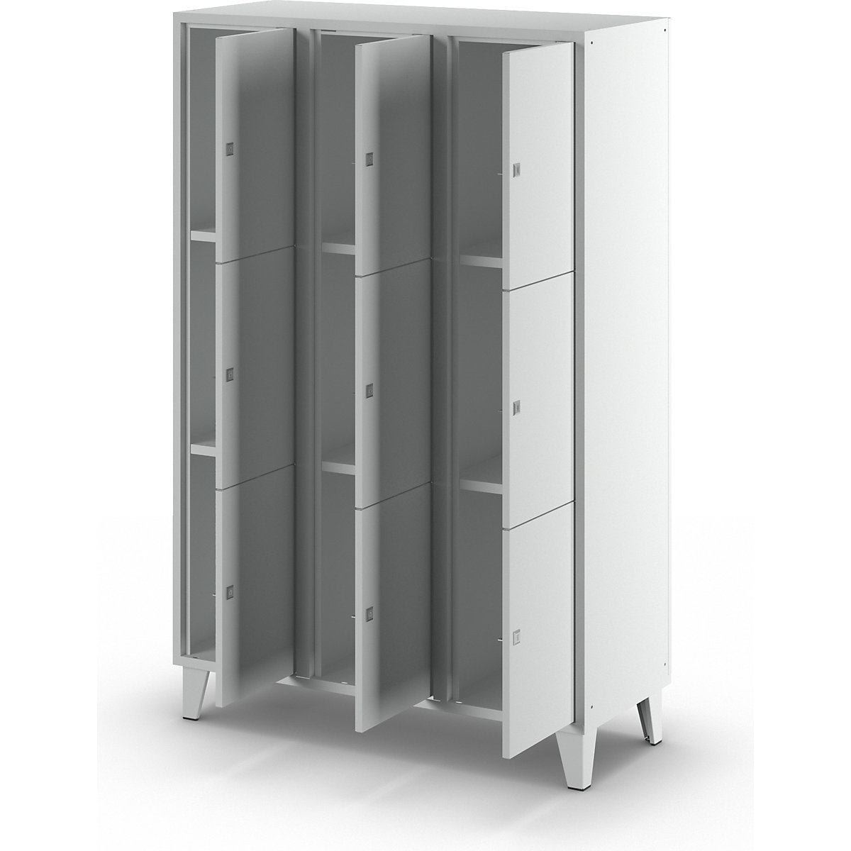 Szafka ze schowkami München, 3 schowki na przedział – Wolf (Zdjęcie produktu 8)-7