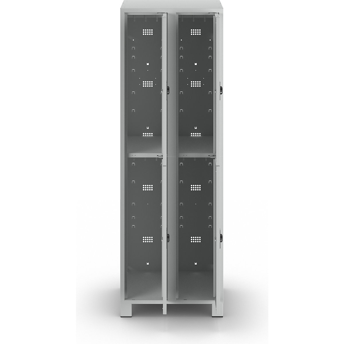 Dwupoziomowa szafka Bremen – eurokraft pro (Zdjęcie produktu 4)-3