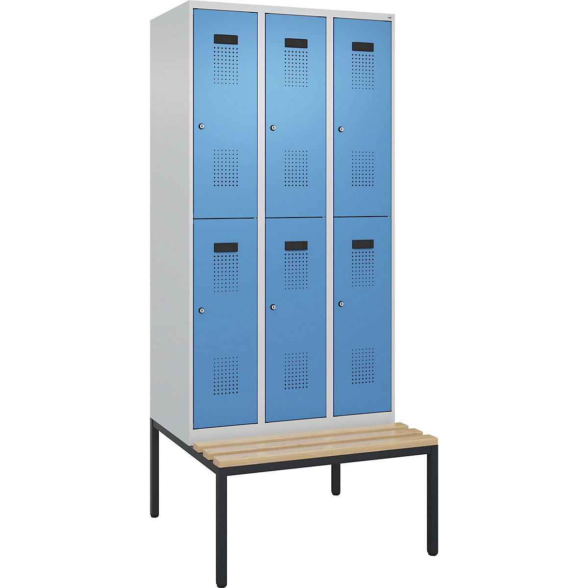 Dwupoziomowa szafka Evolo PLUS na ławeczce (Zdjęcie produktu 2)-1