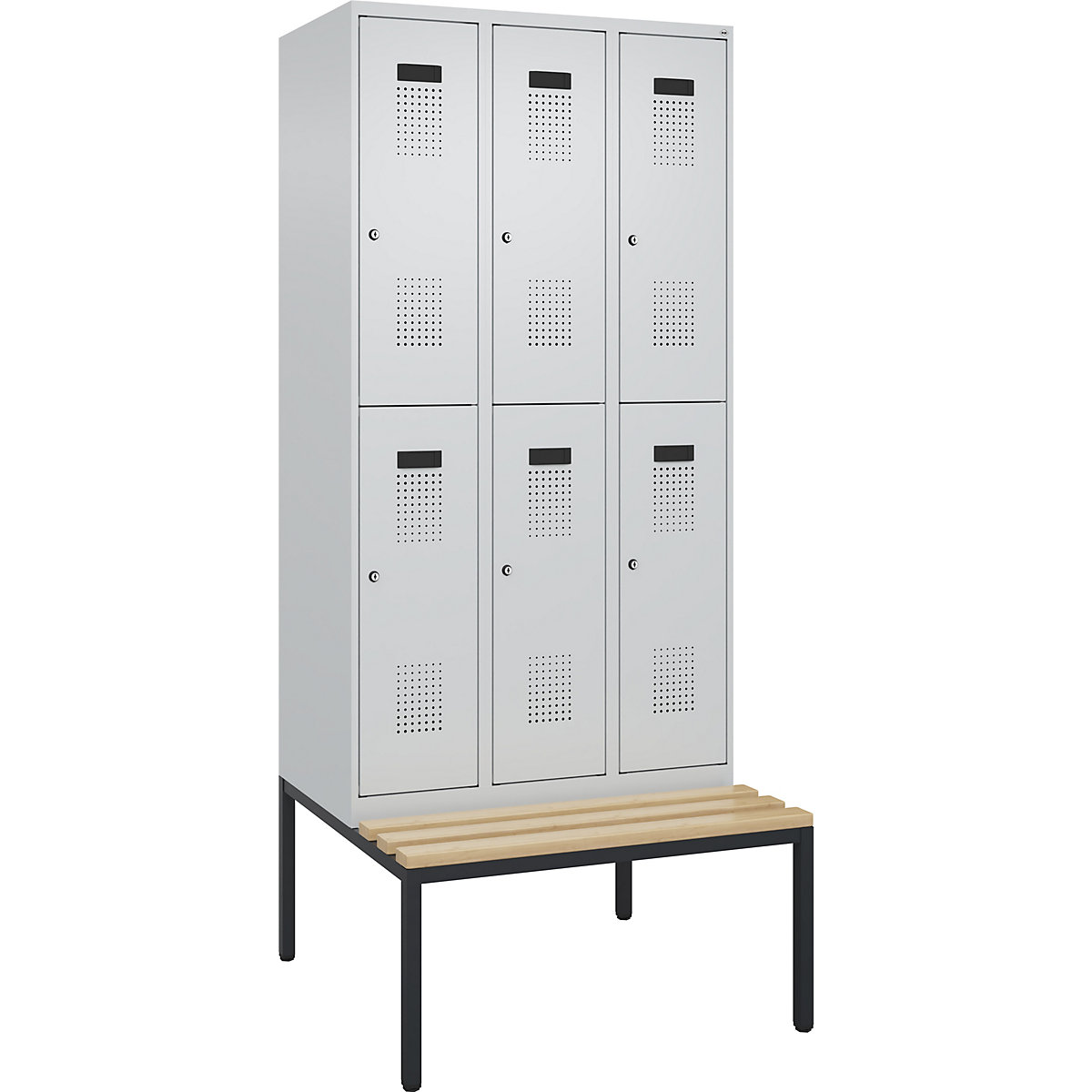 Dwupoziomowa szafka Evolo PLUS na ławeczce (Zdjęcie produktu 2)-1