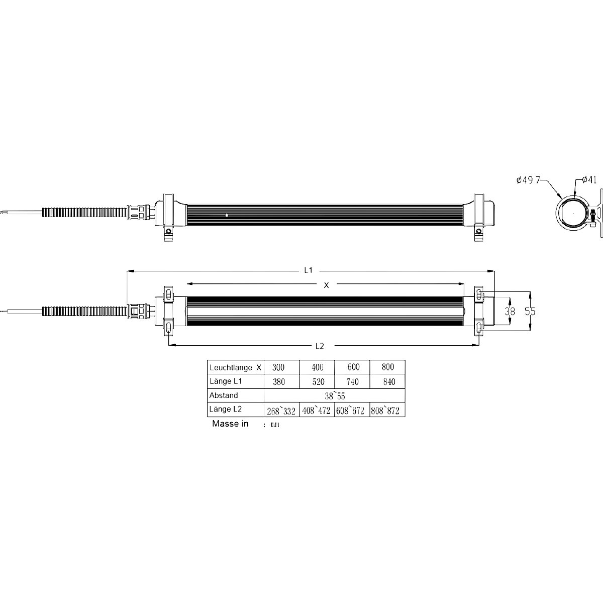Lampa LED do stanowisk pracy/maszyn Workis 6.1 (Zdjęcie produktu 6)-5
