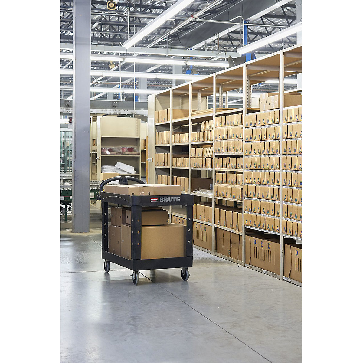 Uniwersalny wózek stołowy z tworzywa – Rubbermaid (Zdjęcie produktu 3)-2