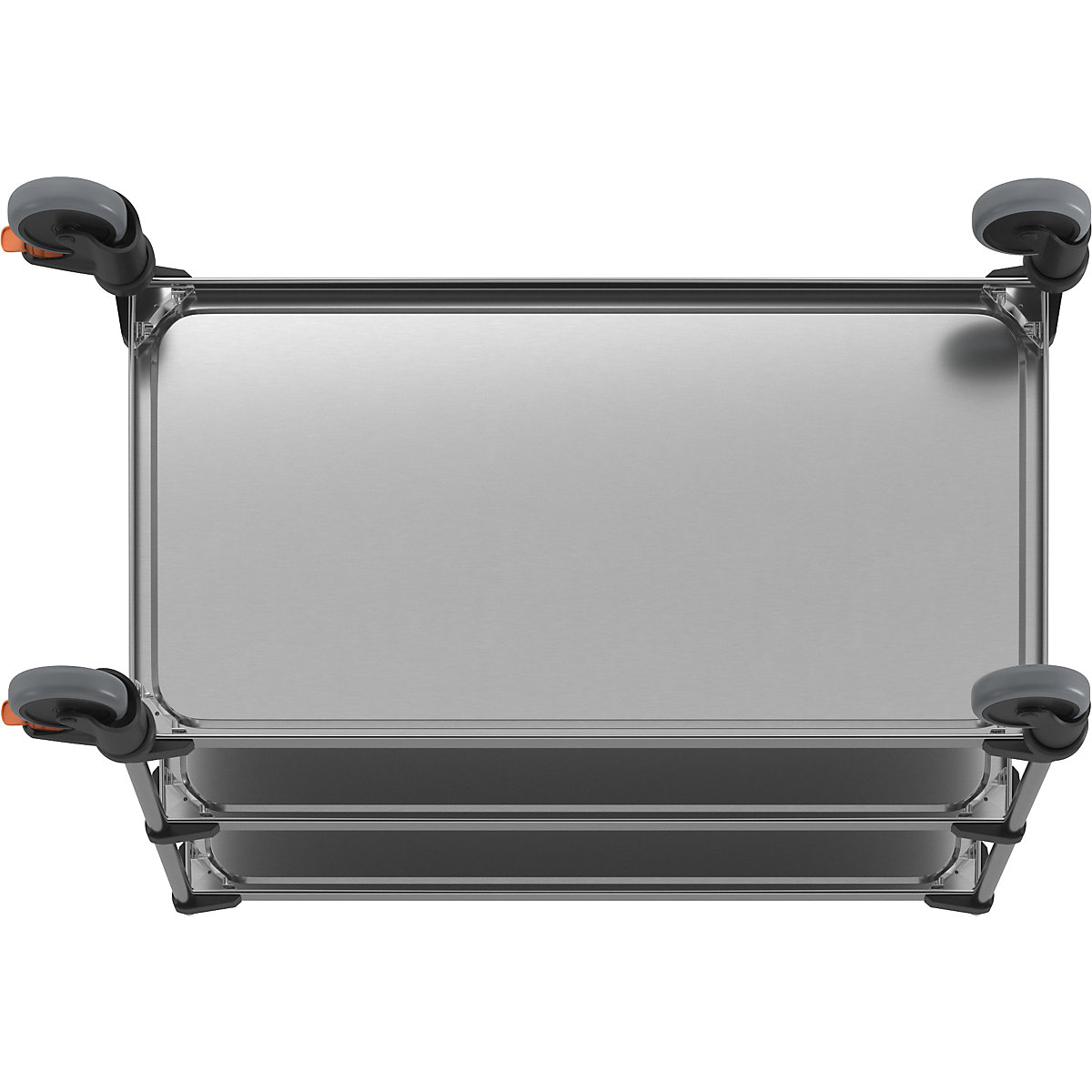 Wózek serwisowy ze stali szlachetnej (Zdjęcie produktu 5)-4