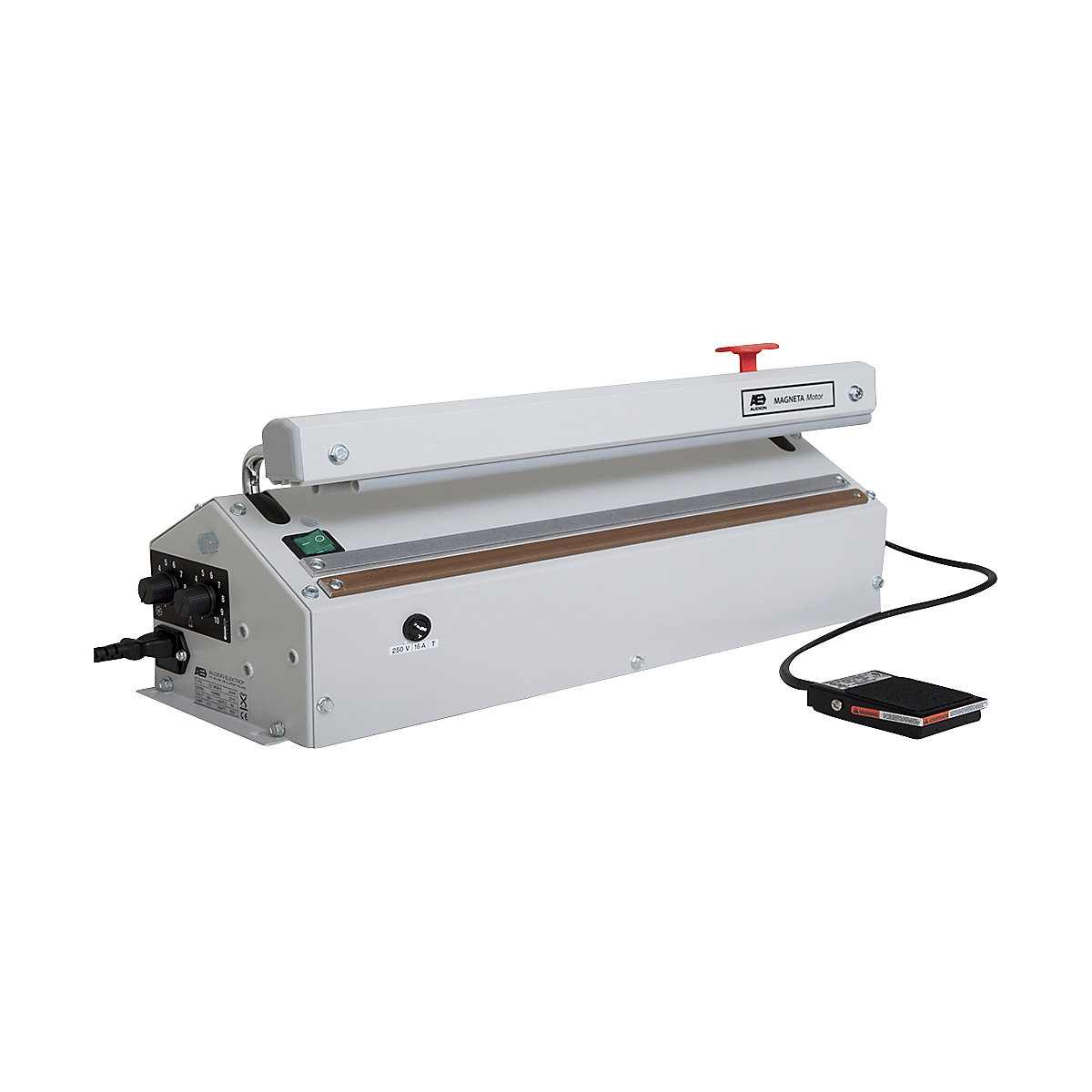 Aparelho de mesa de soldar películas MAGNETA – ratioform, versão standard com pedal, costura de solda CxL 620 x 3 mm-0