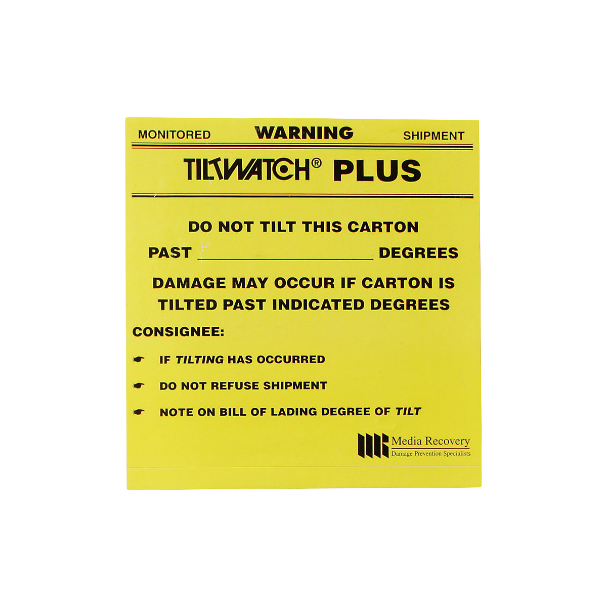 Indicateurs de basculement Tiltwatch® Plus (Illustration du produit 2)-1