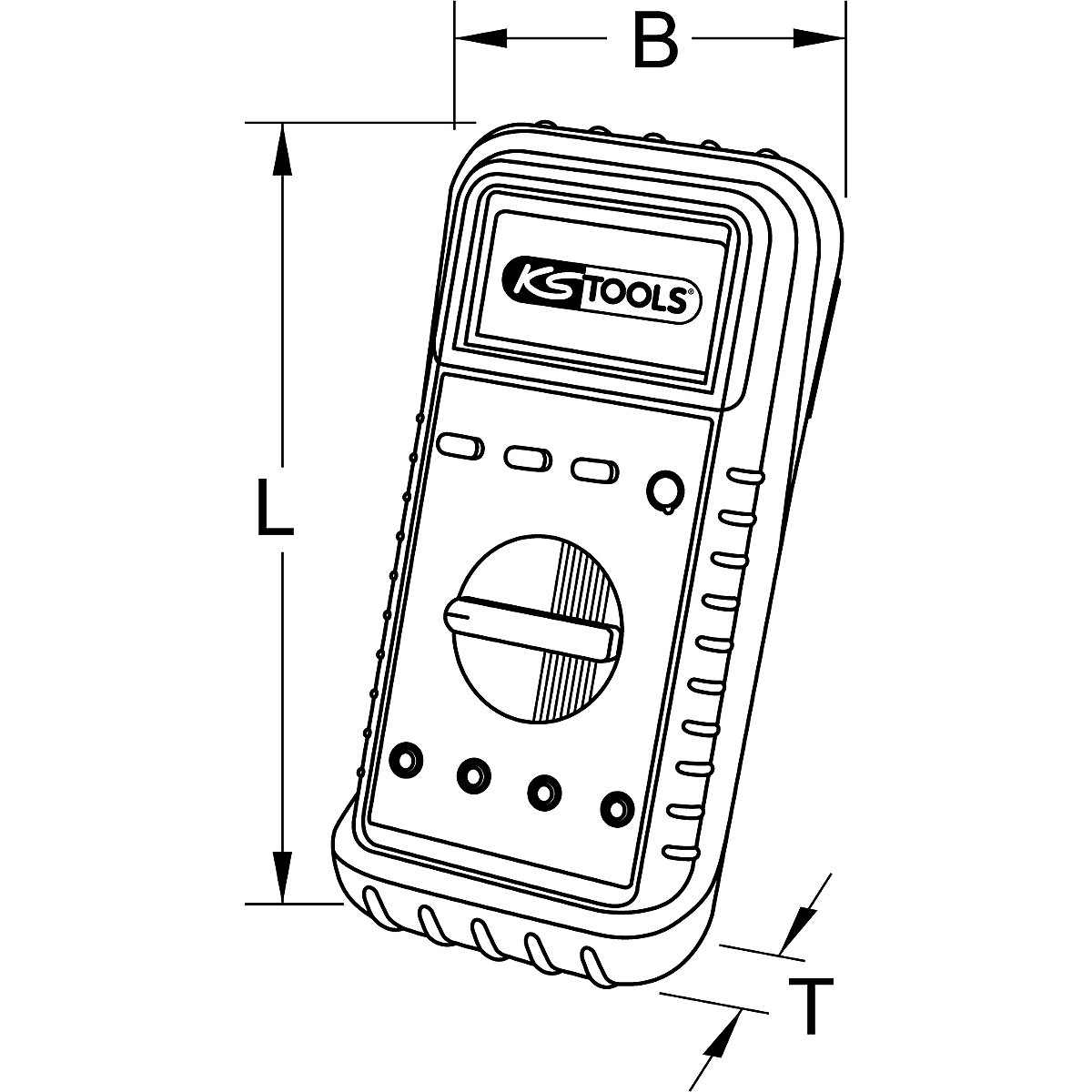 Multímetro digital – KS Tools (Imagem do produto 5)-4