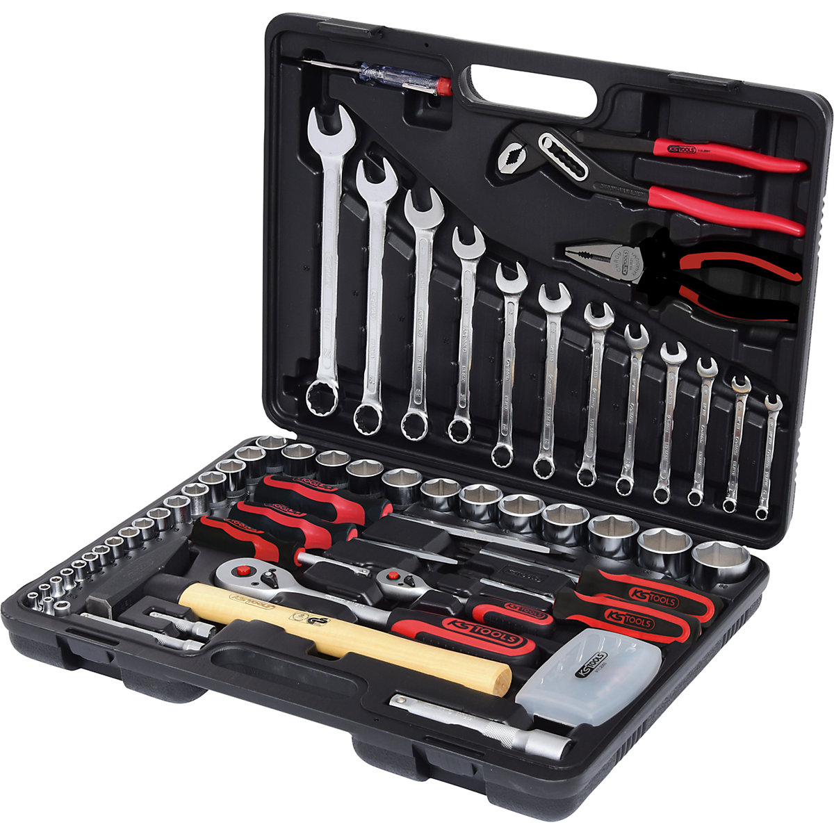 Conjunto de ferramentas de 1/4'' + 1/2'' - KS Tools