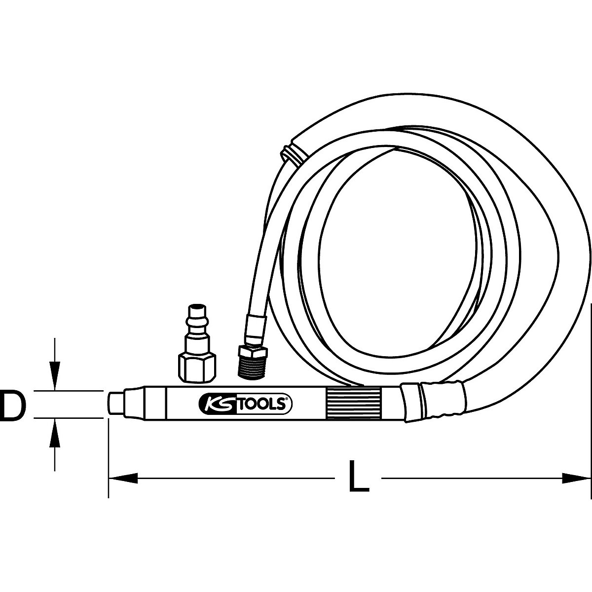Lixadora tipo caneta pneumática – KS Tools (Imagem do produto 5)-4