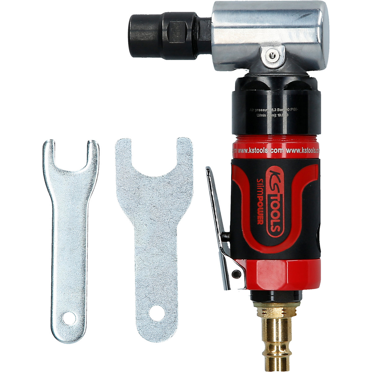 Mini-esmerilhador angulado pneumático SlimPOWER – KS Tools (Imagem do produto 5)-4