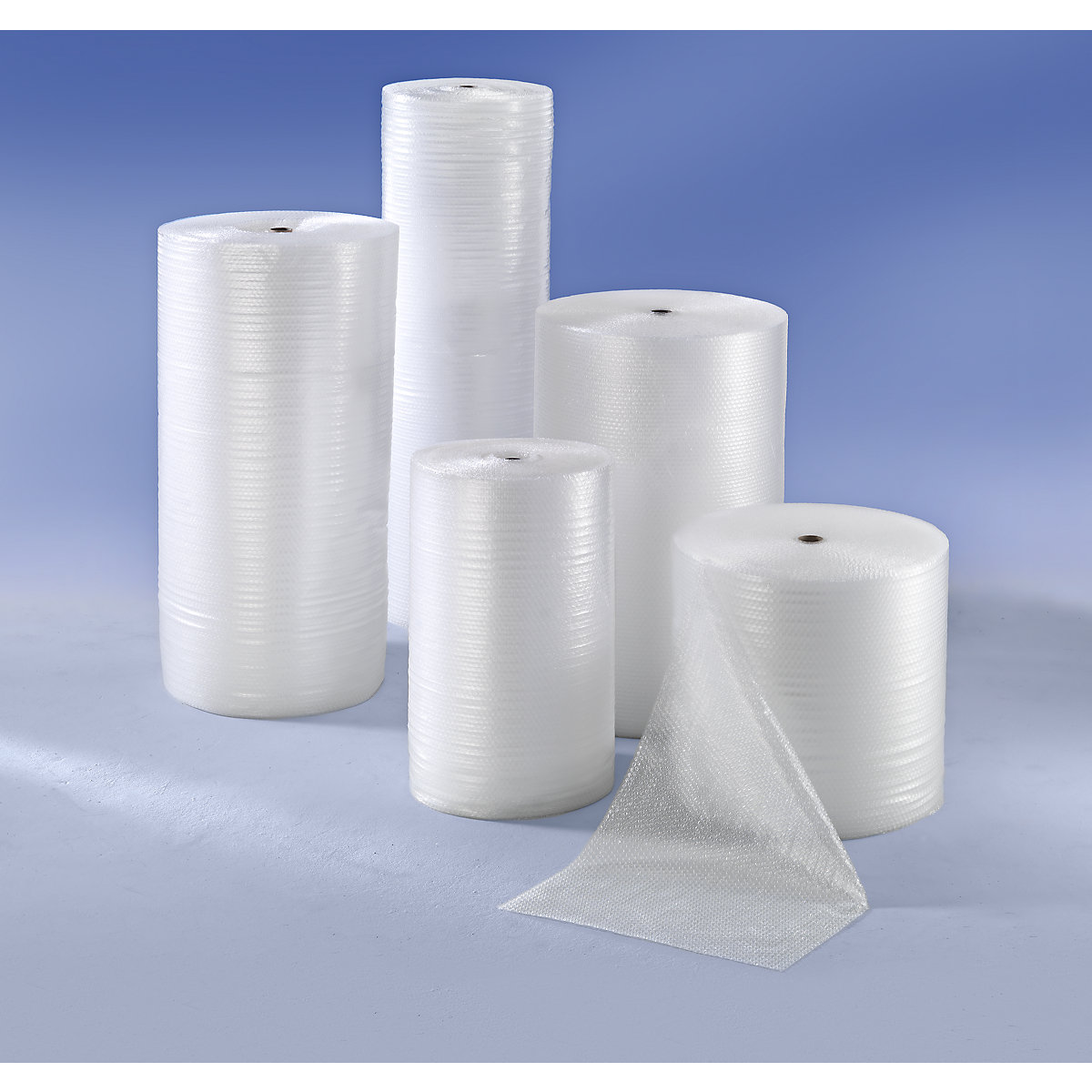 Bubble wrap film, 2-ply, film thickness 60 µm, width 1500 mm-1