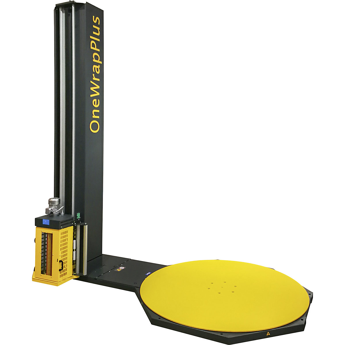 Fasciapallet OneWrap+, con piattaforma rotante rotonda, altezza pallet 2200 mm, con piattaforma rotante Ø 1650 mm, freno meccanico/sgancio rapido-0